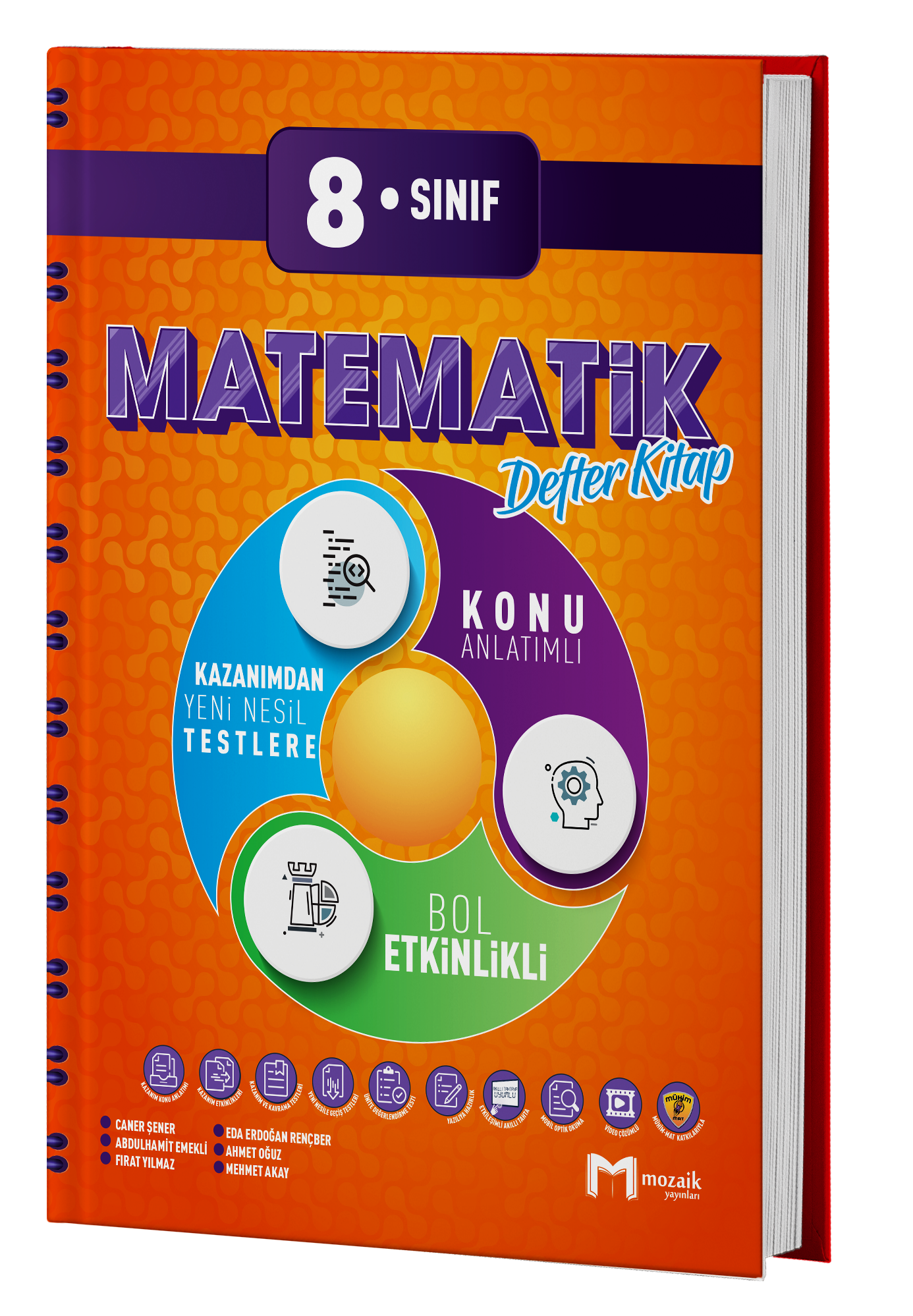 Mozaik 8. Sınıf Matematik Defter Kitap