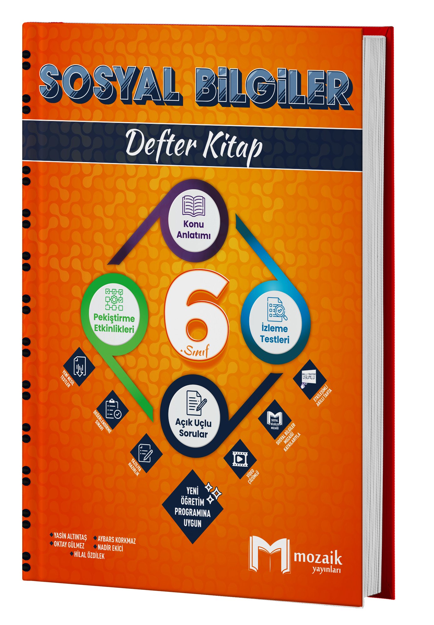 Mozaik 6. Sınıf Sosyal Bilgiler Defter Kitap