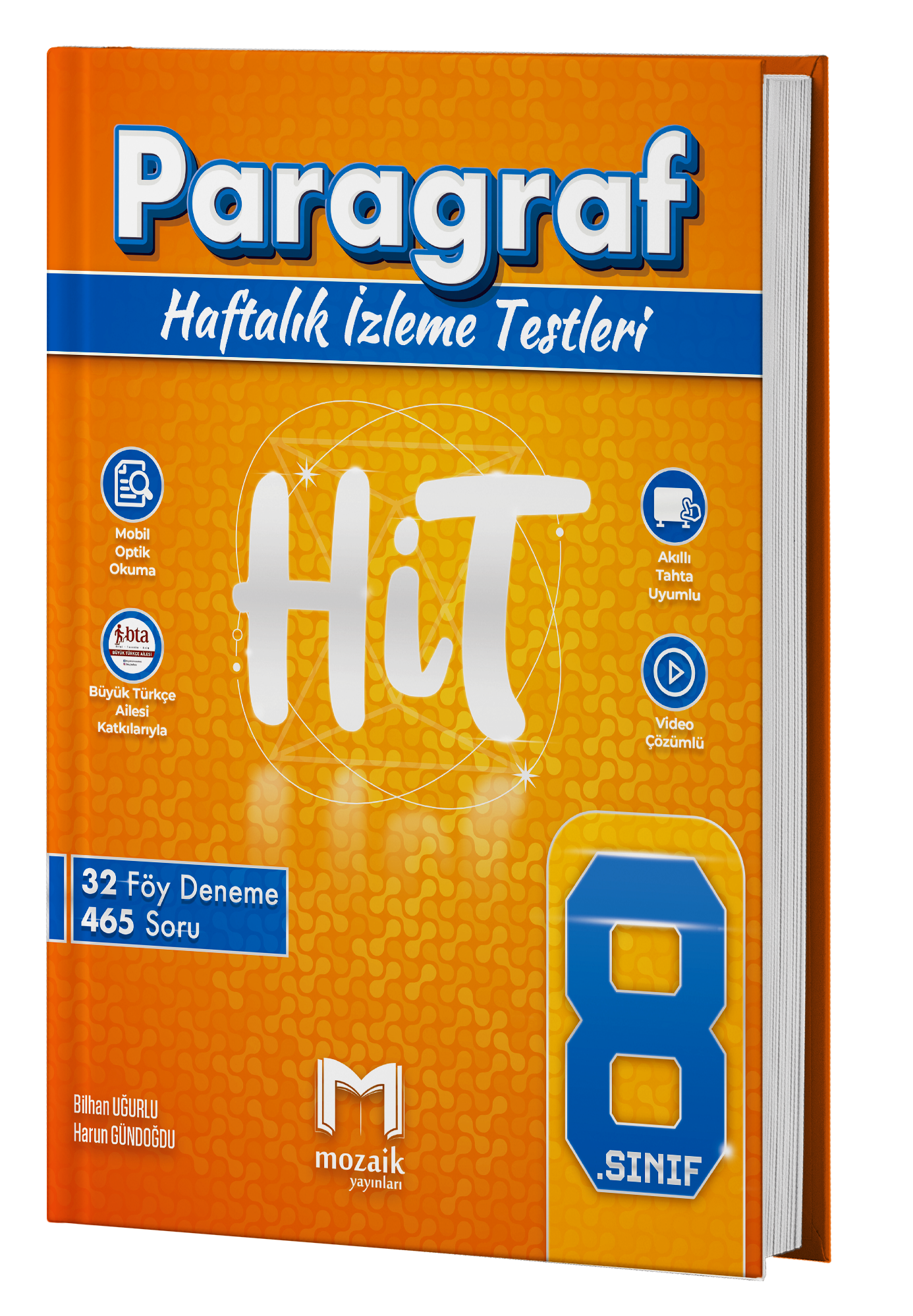 Mozaik 8. Sınıf Paragraf Hit Haftalık İzleme Testleri