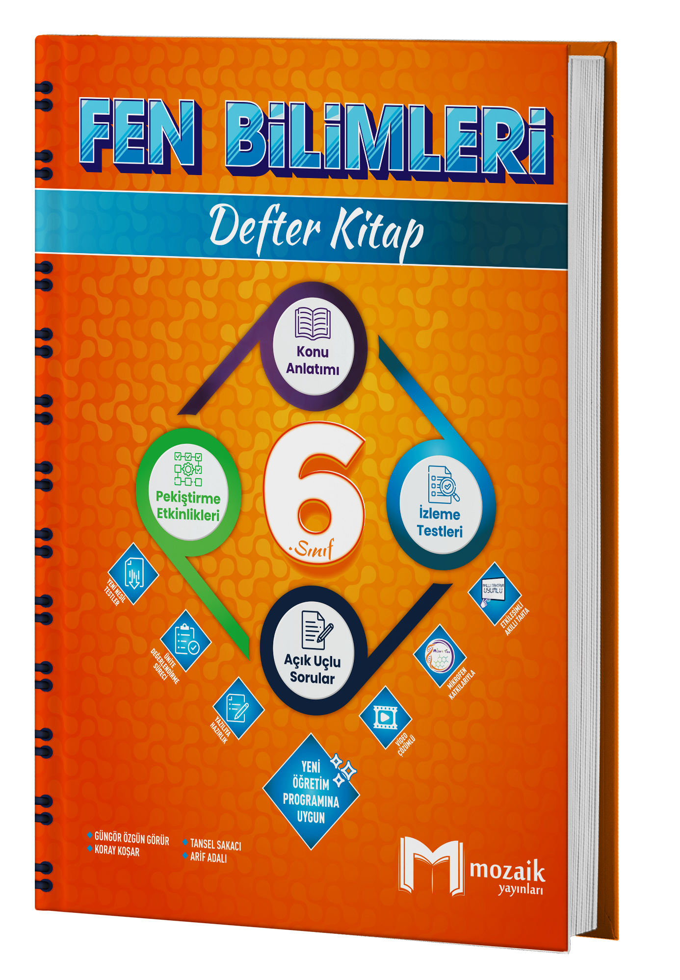 Mozaik 6. Sınıf Fen Bilimleri Defter Kitap