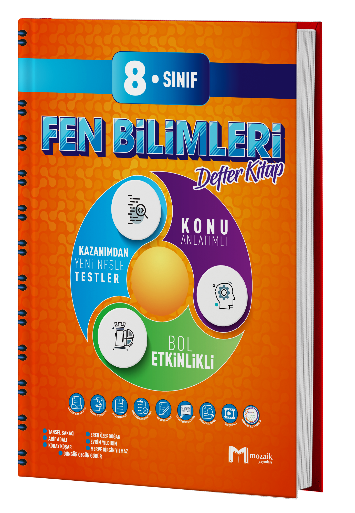 Mozaik 8. Sınıf Fen Bilimleri Defter Kitap