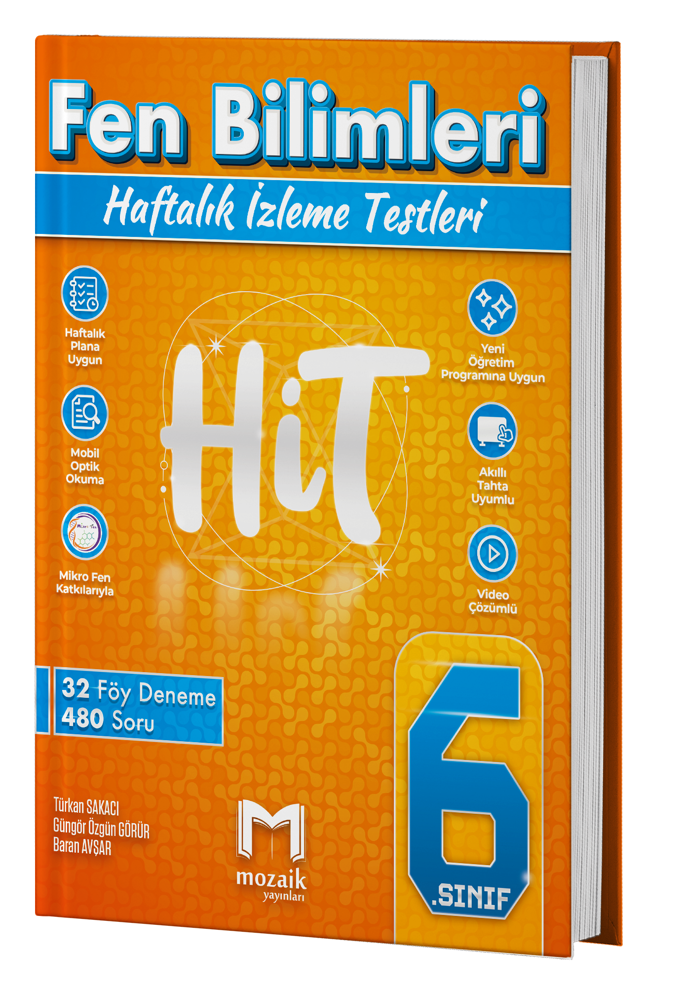 Mozaik 6. Sınıf Fen Bilimleri Hit Haftalık İzleme Testleri