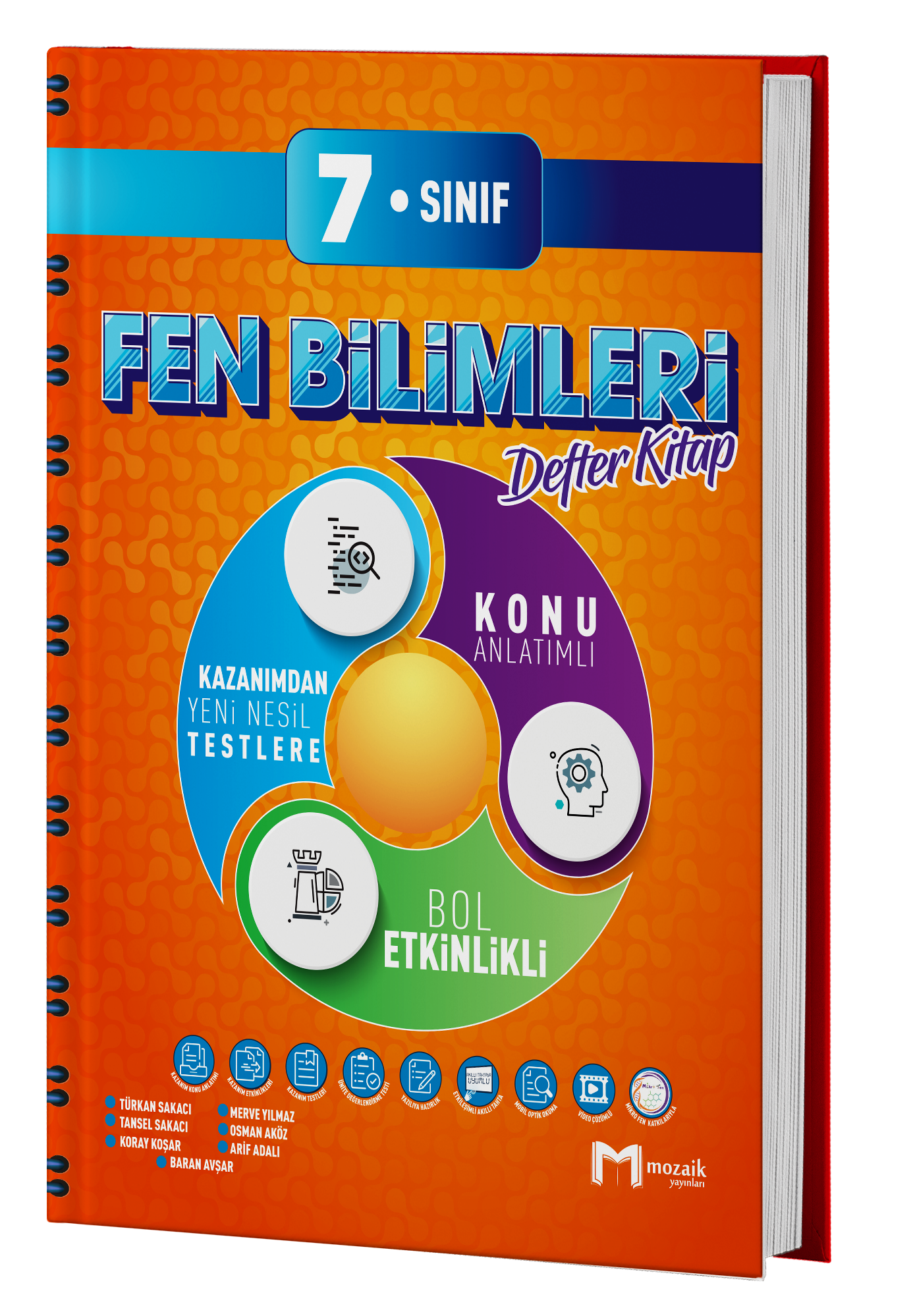 Mozaik 7. Sınıf Fen Bilimleri Defter Kitap