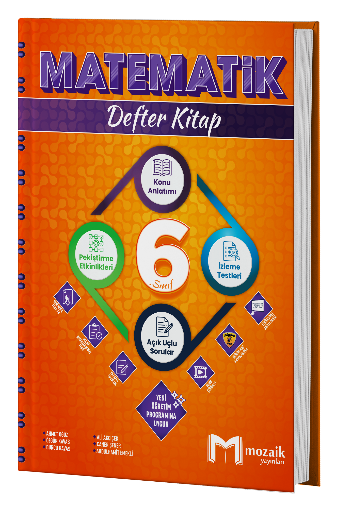 Mozaik 6. Sınıf Matematik Defter Kitap