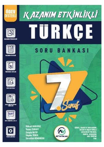 7. Sınıf Türkçe Kazanım Etkinlikli Soru Bankası