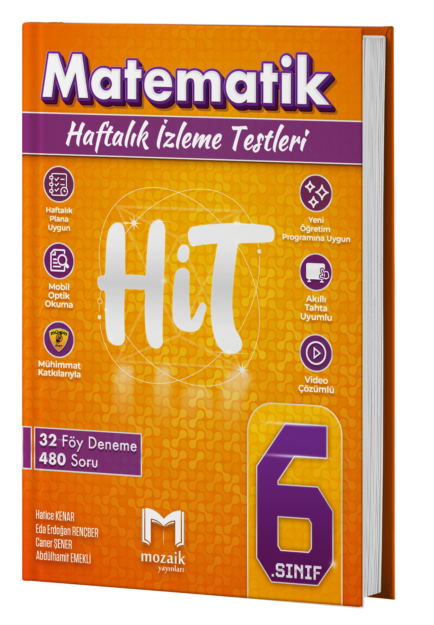 Mozaik 6. Sınıf Matematik Hit Haftalık İzleme Testleri
