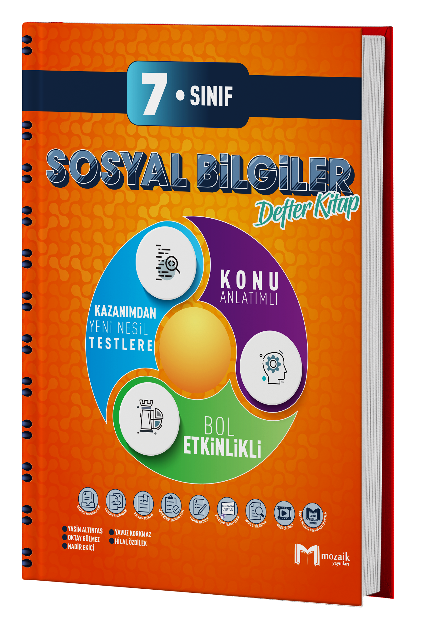 Mozaik 7. Sınıf Sosyal Bilgiler Defter Kitap