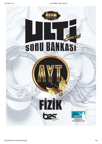 AYT Fizik Soru Bankası