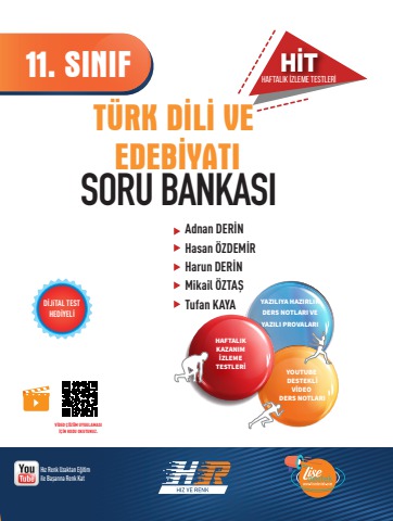 11. Sınıf Türk Dili Edebiyatı HİT SB
