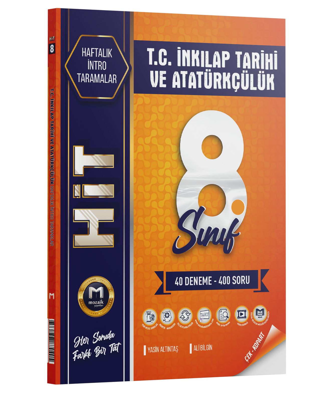 Mozaik 8. Sınıf T.C. İnkılap Tarihi ve Atatürkçülük Hit Haftalık İzleme Testleri
