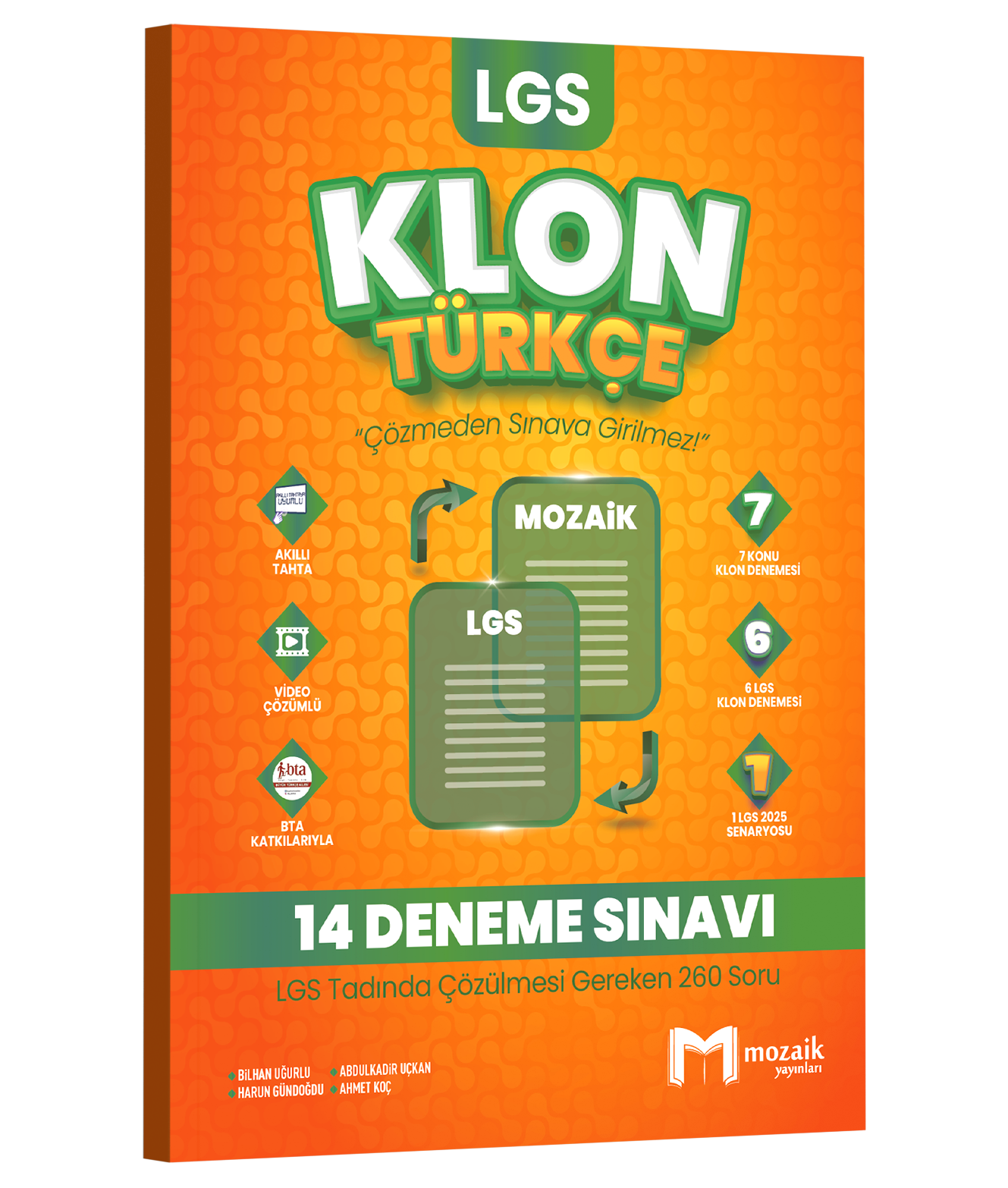 Mozaik 8. Sınıf Klon Türkçe Deneme
