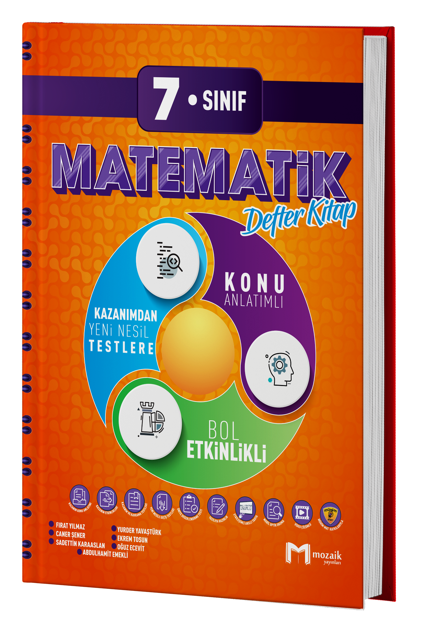 Mozaik 7. Sınıf Matematik Defter Kitap