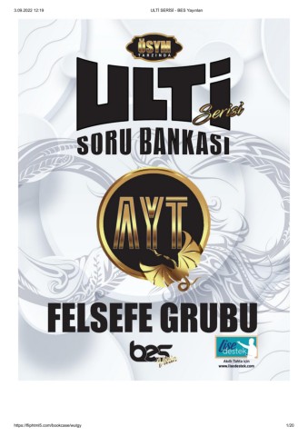 AYT Felsefe Sor Bankası