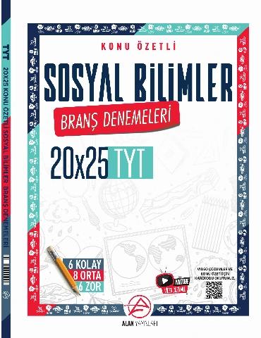 20x25 TYT Sosyal Bilimler Denemeleri