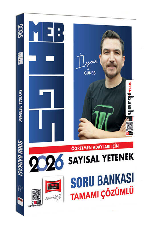 Yargı Yayınları 2026 MEB-AGS Öğretmen Adayları İçin Tamamı Çözümlü Sayısal Soru Bankası