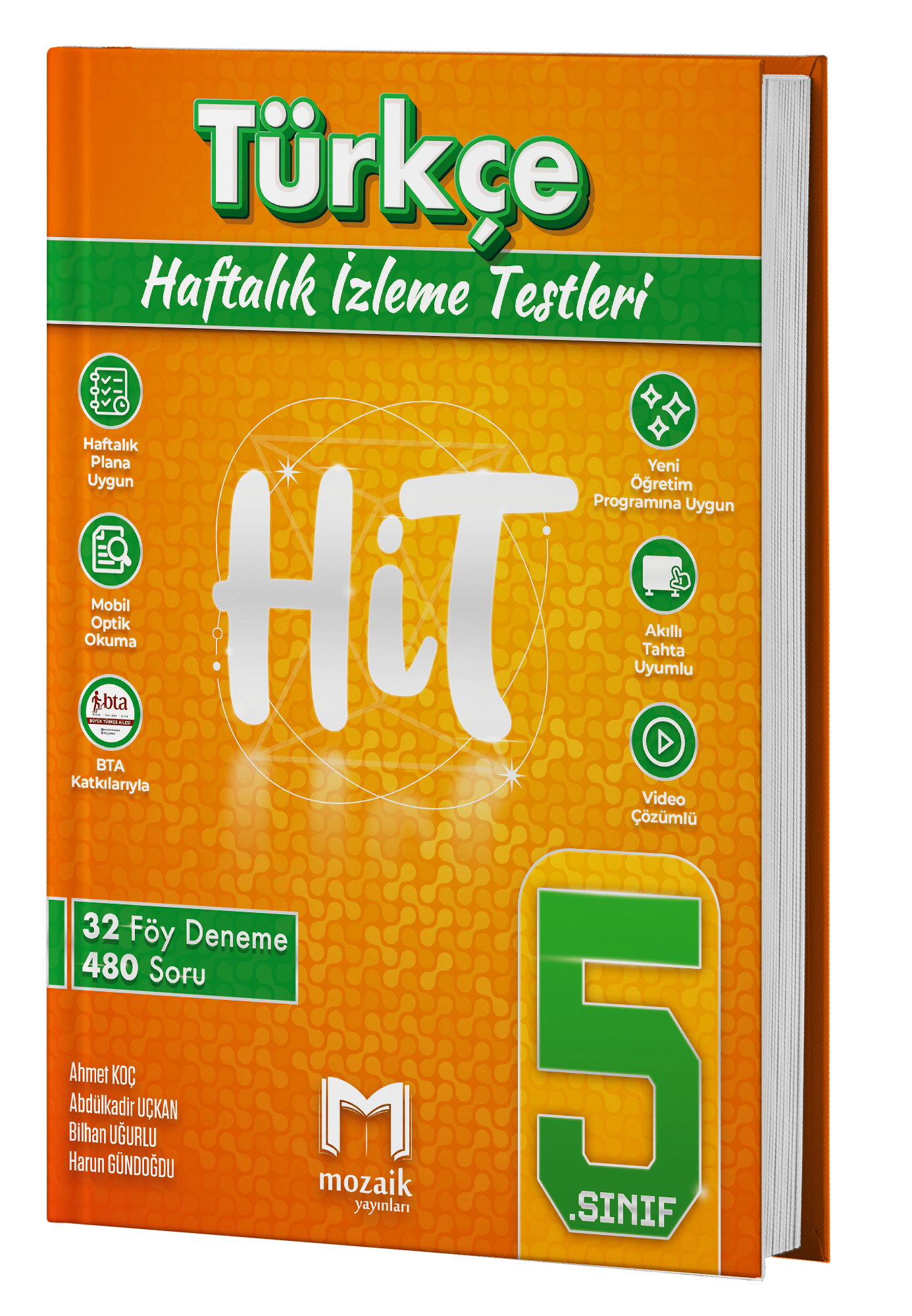 Mozaik 5. Sınıf Türkçe Hit Haftalık İzleme Testleri