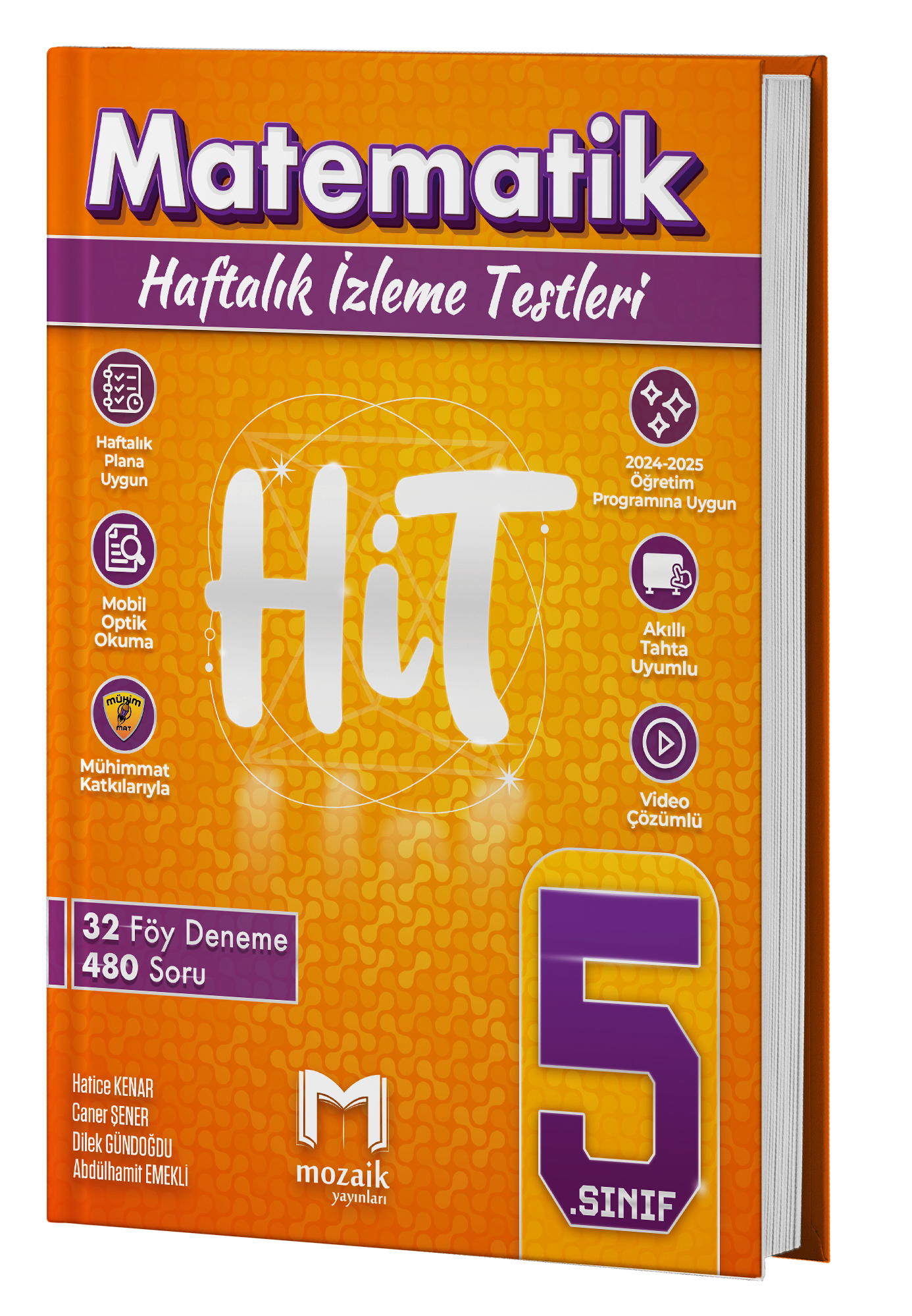 Mozaik 5. Sınıf Matematik Hit Haftalık İzleme Testleri