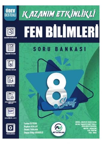8. Sınıf Fen Bilimleri Kazanım Etk. Soru Bankası