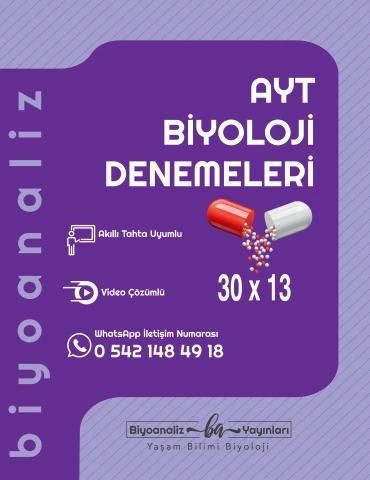 30x13 AYT Biyoloji Branş Denemeleri