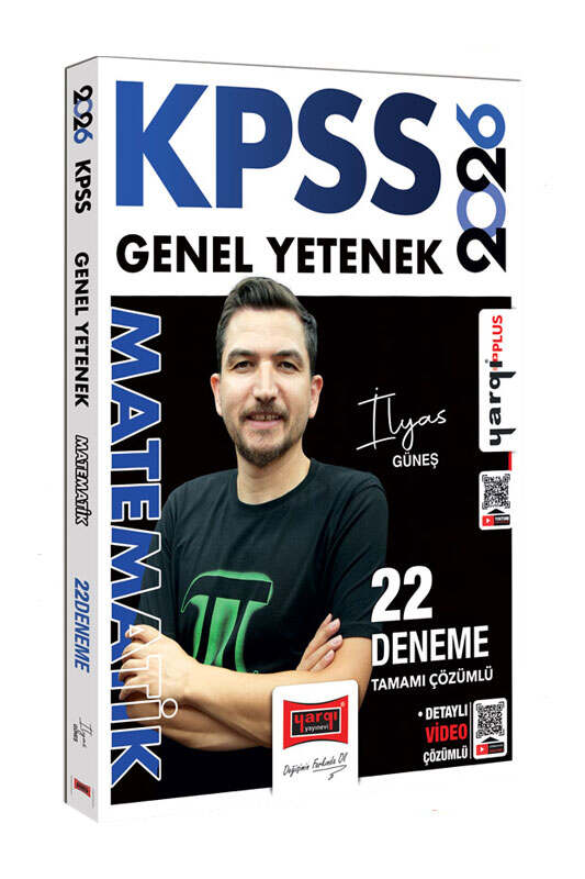 Yargı Yayınları 2026 KPSS Genel Yetenek Tamamı Çözümlü Matematik 22 Deneme