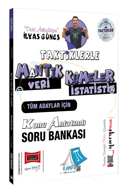 Yargı Yayınları Tüm Adaylar İçin Taktiklerle Mantık Kümeler Konu Anlatımlı Soru Bankası