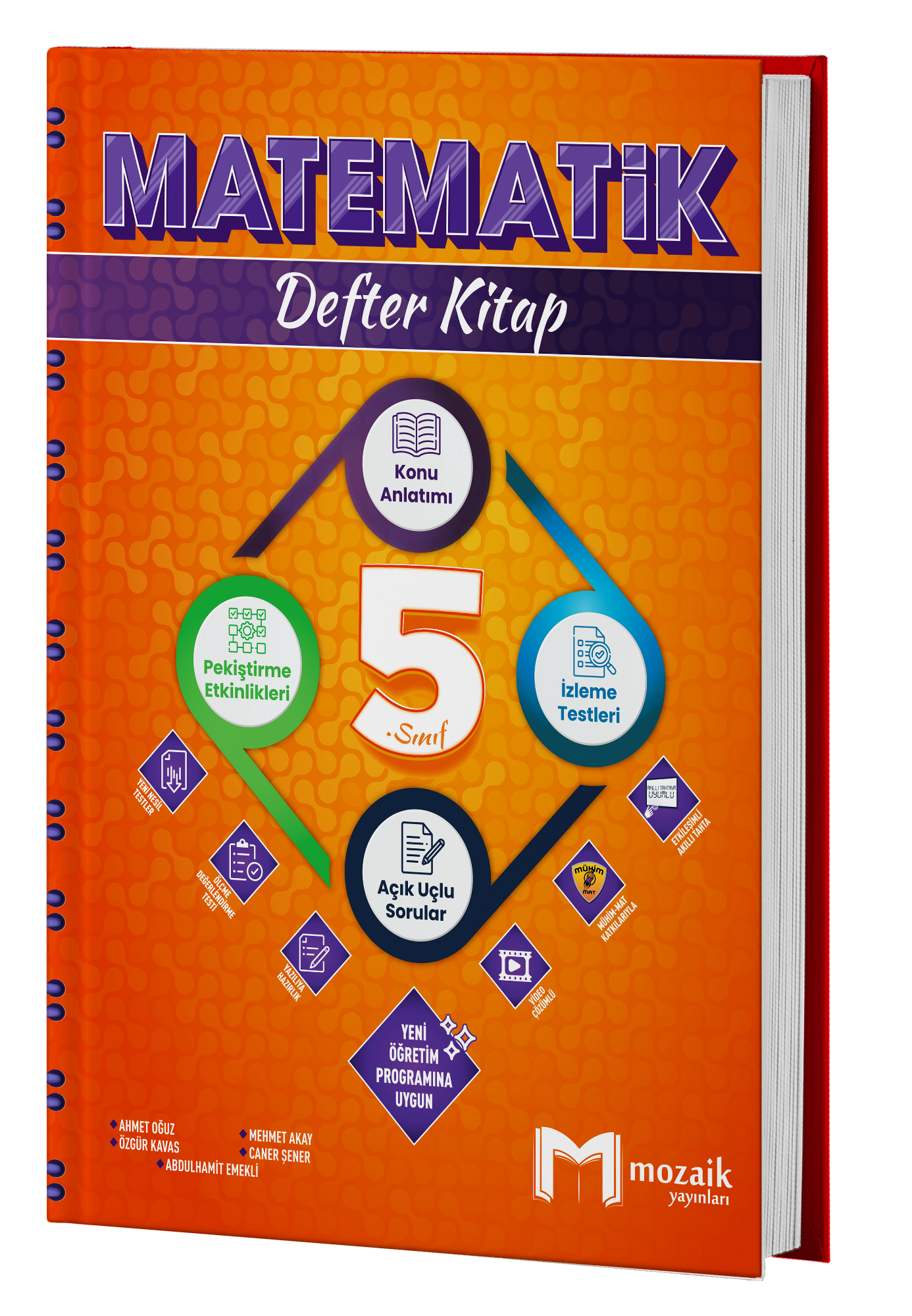 Mozaik 5. Sınıf Matematik Defter Kitap