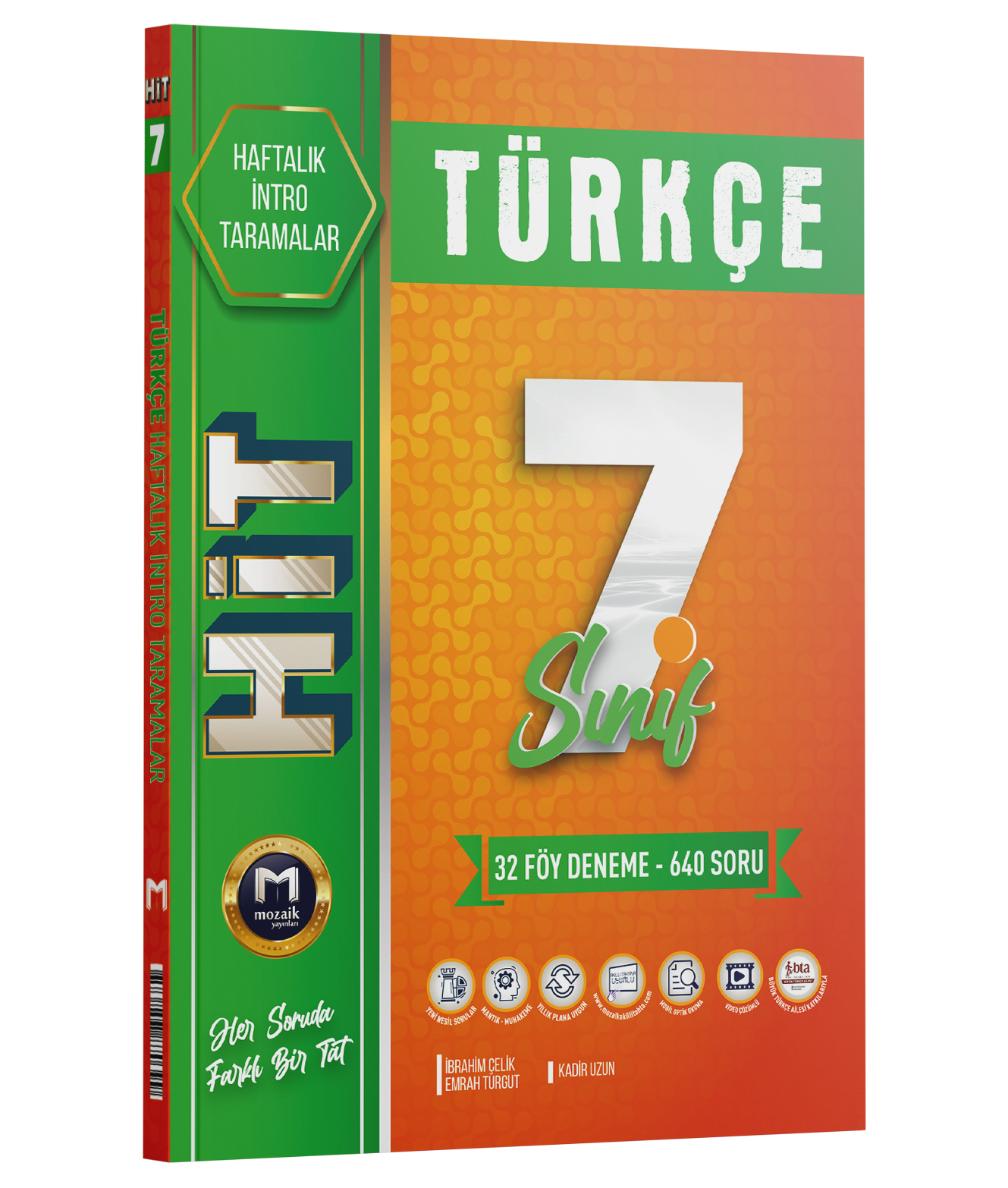 Mozaik 7. Sınıf Türkçe Hit Haftalık İzleme Testleri
