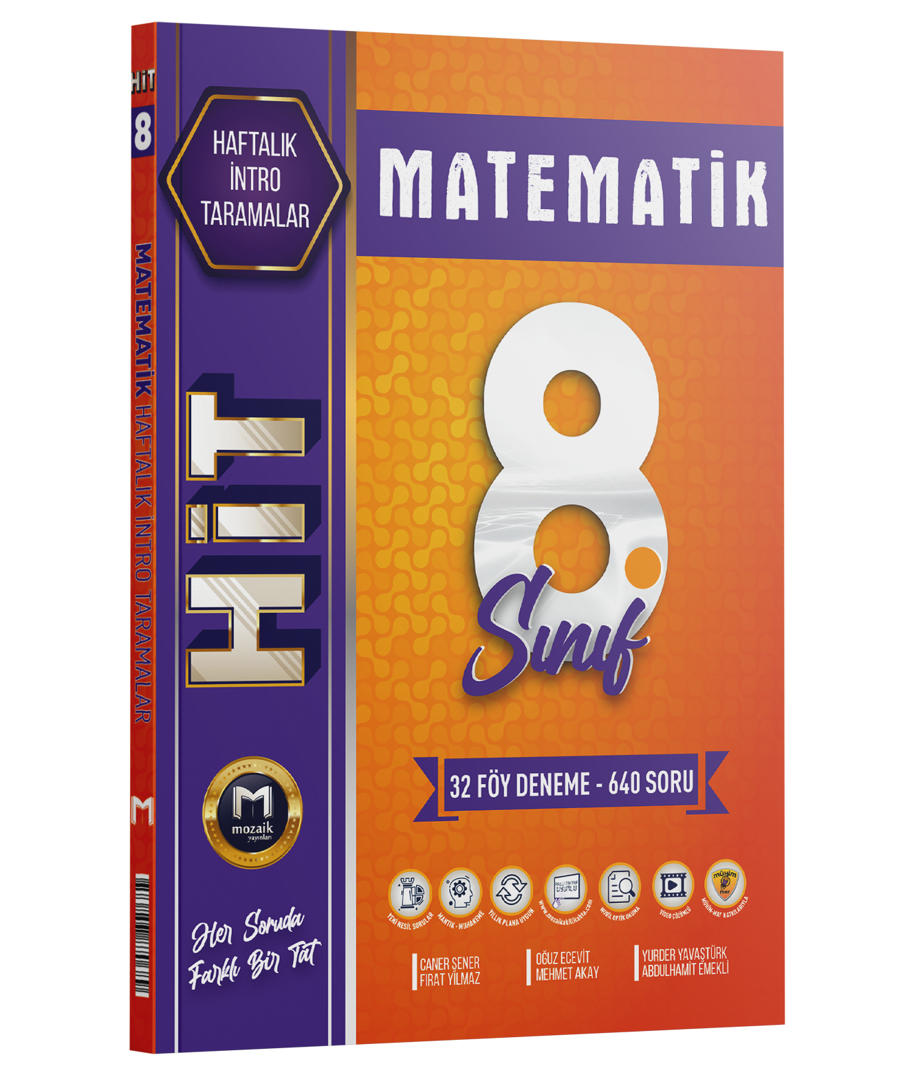 Mozaik 8. Sınıf Matematik Hit Haftalık İzleme Testleri