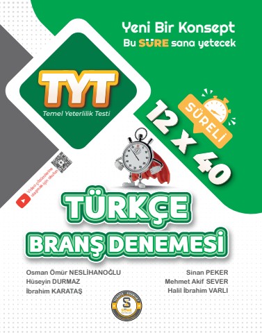 12x40 TYT Türkçe Deneme